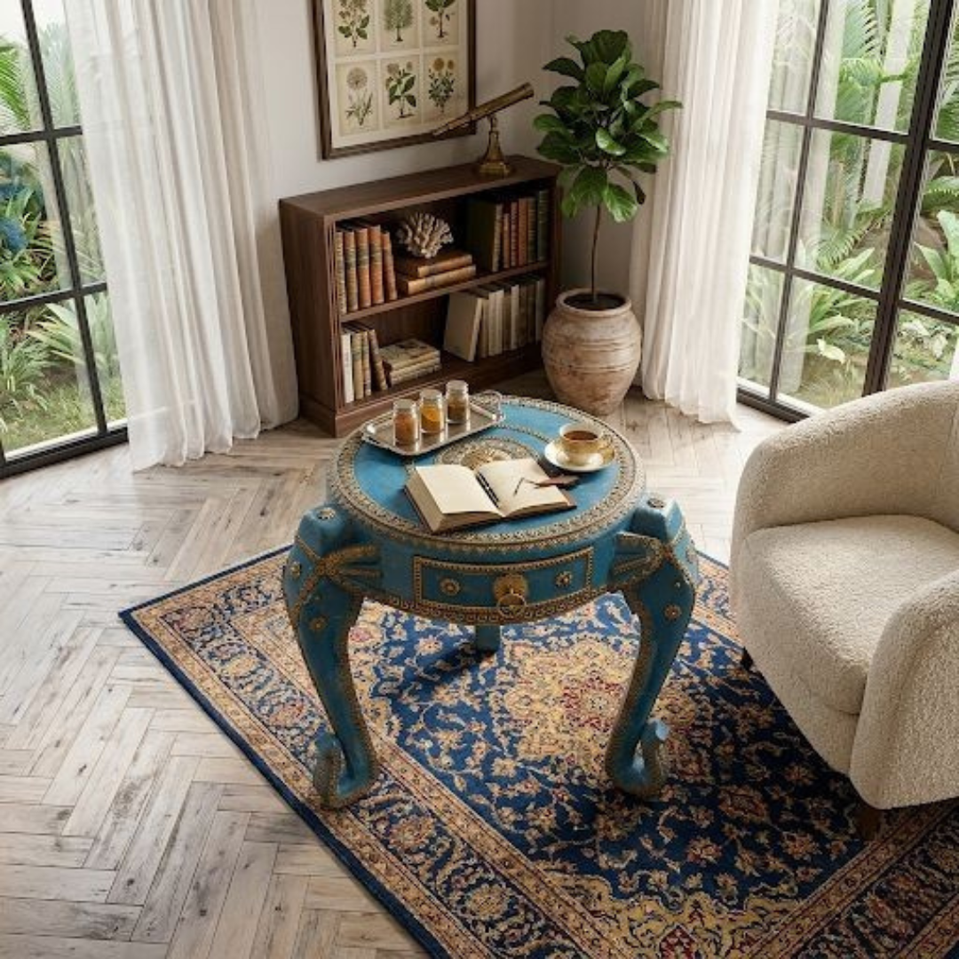 Exquisite handcrafted wooden table