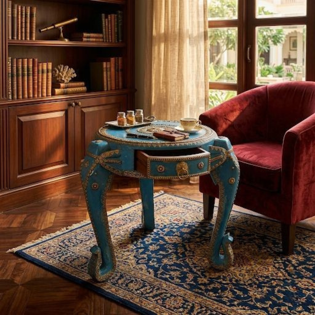 Exquisite handcrafted wooden table